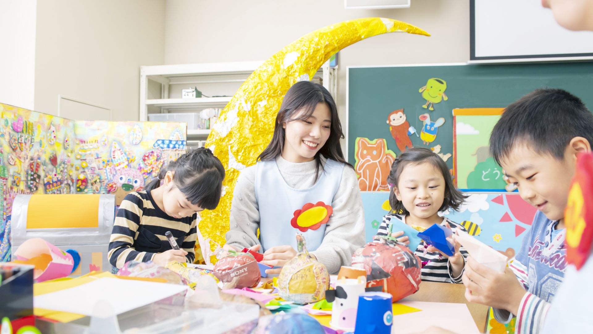 幼児保育学科の学生の画像